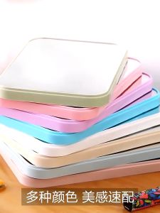 Cermin Lipat Persegi Portable Kaca Rias Make Up Cermin Meja Duduk Terlaris