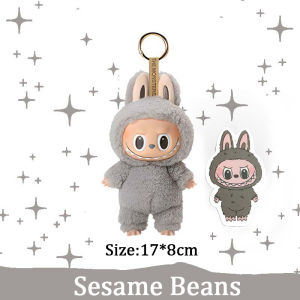 Labubu V1 Doll Blind Box Exciting Macaron The Monsters Labubu Vinyl Face Series Labubu Plush Keychain