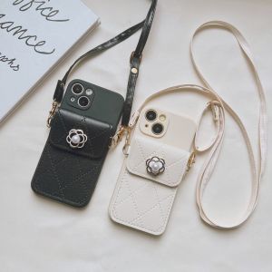 Wallet Case for OPPO A60 A3 Pro A3 A3X A79 A18 A38 A78 A98 A96 A79 A95 A17 A17K A76 A55 A16K A54 A74 A57 A77 A73 A94 A15 A15S A93 A33 A53 A32 A52 A92 A31 A5 A9 A91 A1K A5S A7 A3S A12 A12E A16 A77S Luxur Cute Flower Coin Purse Bag TPU Soft Phone Case