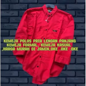 Kemeja Panjang Polos Biru & ABU ABU: Pilihan Kemeja Casual Pria
