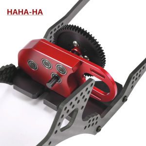 Aluminum 2Low Transmission 30% OD Gearbox with Delrin Skid Spur Gear for 1/10 RC Crawler Capra SCX10 LCG Cheater Rigs Building