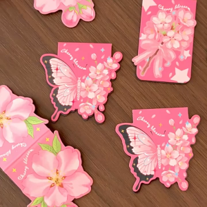 1PC Cute Cherry Blossom Magnetic BookMark Random School Stationery