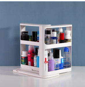 [Local Seller] Rotating Spice Rack Seasoning Storage Rack Multi-purpose Kitchen Organizer Spin Rotatable Seasoning