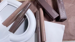 Double-ended Eyebrow powder Long Lasting Waterproof Eye Cosmetics Eyebrow Pen Eyebrow With Eyebrow Brush