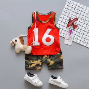 Clothes Sets for Boys: Top+Shorts Sets Sportswear Casual Children's Clothing 2Pcs Casual