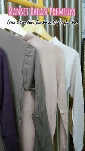 Manset Premium Basic Turtleneck Ukuran Super Jumbo Manset Badan Kaos