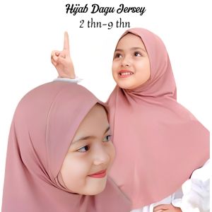 hijab bergo dagu anak malay bergo daily instan kerudung anak muslim