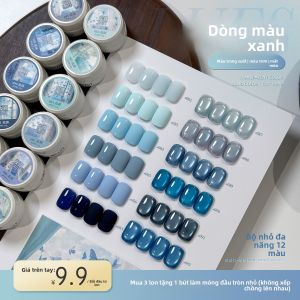 GAOY | Sơn Gel Móng Tay Hiệu ứng Mắt Mèo Hạt Thủy Tinh Làm Sáng Da Mùa Xuân Hè