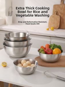 BAICHANG | Stainless Steel Vegetable Washing Bowl