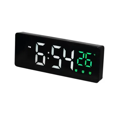 LED Digital Alarm Clock Temperature Date Display Snooze USB Desktop Mirror LED Clocks for Living Room Decoration