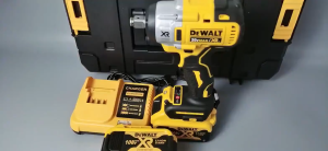 DeWalt Impact Wrench Heavy Duty Japan Electric Wrench With Charger Hammer Drill Power Tools Cordless Impact Drill Brushless 2 Battery Cordless Drill For Motorcycle Rechargeable Original Set