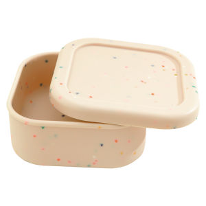 1PCS Silicone Feeding Bowl With Lid Kids Dishes Plate BPA Free Reusable Silicone Lunch Box Microwaveable Lunch Box Baby Stuff