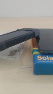 Powerbank Solar 50000 mAh Tenaga Surya Dual USB Portabel Berkapasitas Besar Flashlight Daya Ponsel