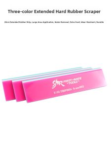 Car Film Tool 20cm Extended Bull Tendon Scraper Special Hard Rubber Strip Glass Water Removal Scraper for Building And Car Advertising