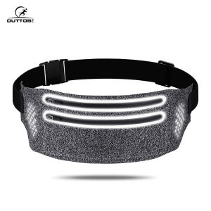 Outtobe กระเป๋ากระเป๋าคาดเอวกระเป๋ากีฬากลางแจ้งฟิตเนสของผู้หญิงกระเป๋าแฟชั่นกระเป๋าคาดเอวชายกระเป๋าวิ่งปรับได้กระเป๋าพาดลำตัวกันน้ำกระเป๋าคาดเอวใส่โทรศัพท์เข็มขัดวิ่งจ๊อกกิ้งกระเป๋าคาดเอวพร้อมแถบสะท้อนแสงสำหรับเล่นกีฬากลางแจ้ง