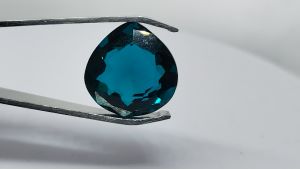 Natural Madagascar Blue Color Grandierite 16.60 Cts. Pear Cut Eye Clean Loose Gemstone