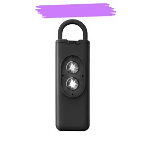 Báo Động Tự Vệ 130DB Có Đèn LED Chống Scream Panic Móc Khóa Dành Cho Bé Gái Phụ Nữ Cảnh Báo Khẩn Cấp Cho Trẻ Em