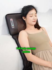 Full Body Massage Mat with Heat 9 Motors + Vibration Pad for Back Pain Relief + Foldable Mattress with Auto Shut Off