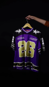 KHF | Jersey Vintage Number 26 Wanita Laki-Laki Cewek Futsal Bahan Dryfit Brazil Milano Full Printing Oversize Casual Rugby Retro Streetwear Hockey Retro NFL Bola Olahraga Boxyfit Pakaian