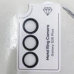 Diamond Camera Ring For Samsung Galaxy S25 24Ultra S25 Plus Samsung S25 Tempered Glass Camera Lens Protector Alloy Ring Cover