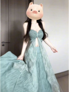 Beach Vacation Style Unique Beautiful Strap Top Wide Leg Pants Two Piece Set Summer Complete Outfit Comfortable Cotton Blend