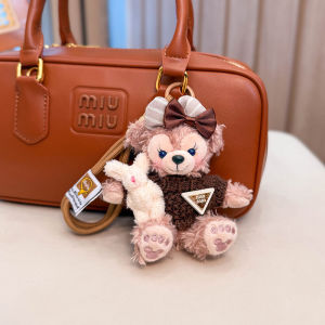 BROWN SHIRLEY Miu Bag Charm Car Keychain Cute Premium Quality Dolls Womens Fashion Accessory Automobile Interior Decoration