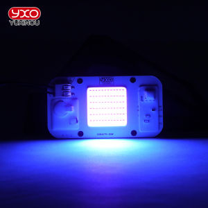 220V 50W High Power UV LED 395nm Purple Ultraviolet Bulb Lamp Chips Light Beads Diode for Printer Curing Phosphor Lighting