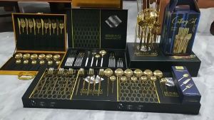 Sendok Garpu Pisau Premium 1 Set 24 Pcs Peralatan Makan Cutlery Stainless Steel