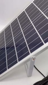 Đèn Năng Lượng Mặt Trời 1000W pha led có cảm biến tự động dây nối có remote Chống Nước Siêu Tiết Kiệm Điện Năng Đèn