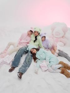 LOVESASAKIDS | Koala Furry Soft and Comfortable Imitation Mink Fur Cardigan Sweater