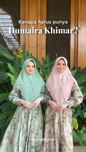 Alyahijab by Naja - Humaira Khimar Polos Dewasa Allsize Ceruty Babydoll Pad Semi Antem