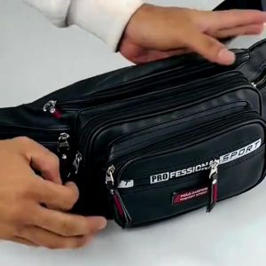 Tas Selempang Pria Wanita Polo Amstar Waist Bag Tas Pinggang 7 Ruang Pria Wanita