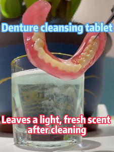 ✨Buy 1 free 1✨Denture cleansing tablet 10 pieces Denture cleanser