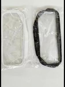 Bộ 2 Hộp Đựng Bút Chì Bằng Nhựa PVC Trong Suốt Đầy Màu Sắc Có Dây Kéo - Túi Đựng Chống Bụi Chống Nước Cho Bút Chì Tẩy