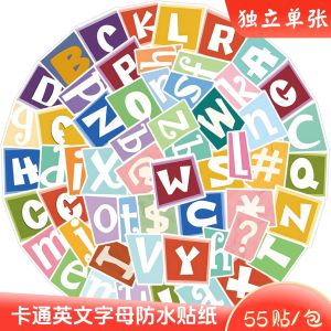 Learning Reward Waterproof Letter Stickers Childrens Study Decoration Laptop Tablet Decorative Stationery Paper Crafts