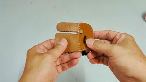 Archery Leather Finger Tab Genuine Leather With Positioning Stick Finger Tabs