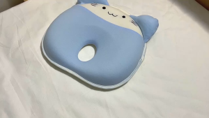 Mylilangelz Newborn Baby Head Shaping Pillow with Anti-Flat Head 3D Memory Foam Support