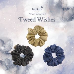 (New Collection) คาล์ล่า Tweed Wishes Collection ยางมัดผม