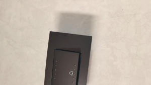 Siemens Delta azio สวิตช์กดกระดิ่งขนาดใหญ่สีดำ 5TD9 850-8PB04 พร้อมหน้ากาก