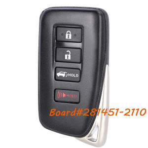 KEYECU 281451-2110 314.3MHz for Lexus LX570 NX200t NX300 NX300h 2015 2016 2017 2018 2019 Smart Remote Key Fob HYQ14FBA