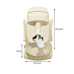 ​Household Tissue Box Creative Stone Figure Paper Towel Box Glasses Earphone Storage Rack Living Room Bedroom Table Decorative