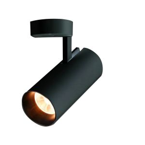 JOYINLED Black Ceiling Spotlight Adjustable Downlight White 7W 4000K Led Surface Mounted Accent Spots Light Living Room Kitchen