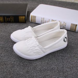New Arrival K-style Lee Hyori New Arrival Super Comfortable Casual Flat Shoes Canvas Shoes White Shoes Womens Thin Shoes Female Cloth Shoes