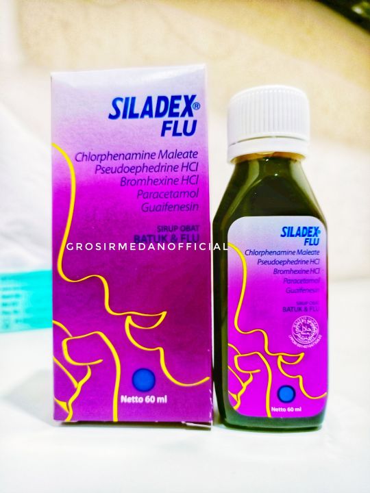 SILADEX FLU UNGU SIRUP OBAT BATUK PILEK FLU DEMAM PANAS BADAN OYONG PUSING SAKIT KEPALA