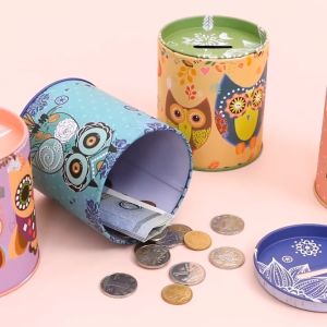 Cartoon Owl Piggy Bank Children Cute Doll Coin Bank
