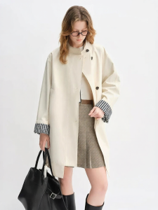DUSHU | Big Size Slim Fit Lapel Coat