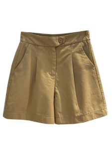 HUAXUNRAN | Cotton High Waist Loose Slimming Shorts