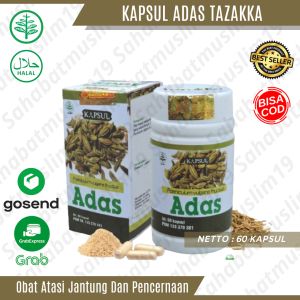 Kapsul Adas Tazakka Obat Atasi Penderita Gangguan Jantung Dan Pencernaan Ampuh Original