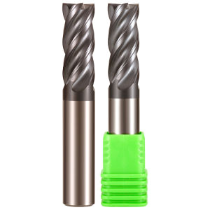 Hardened Tungsten Carbide High Feed Efficiency End Mill CNC Tool