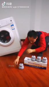 4PCS Alas Mesin Cuci Dan Alas Kulkas Tahan Karat Yang Dapat Disesuaikanbraket mesin cuciRoda Kulkas Dudukan Kulkas Kaki Kulkas Setel dan Rem